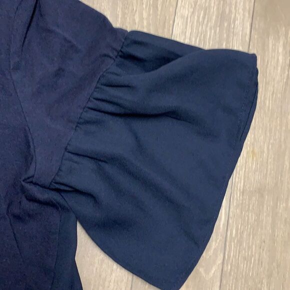 Womens Tommy‎ Hilfiger Ruffled Sleeve Sheer Top - Picture 5 of 6